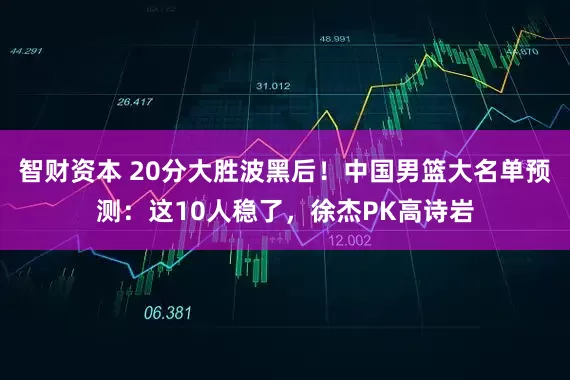 智财资本 20分大胜波黑后！中国男篮大名单预测：这10人稳了，徐杰PK高诗岩
