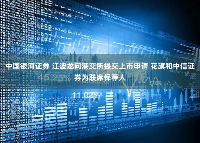 中国银河证券 江波龙向港交所提交上市申请 花旗和中信证券为联席保荐人